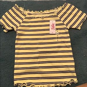 New off the shoulder top